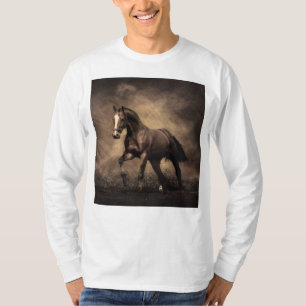 Camiseta Belo travesseiro decorativo marrom