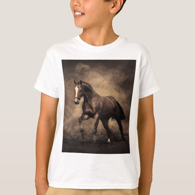 Camiseta Belo travesseiro decorativo marrom (Frente)