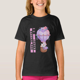 Camiseta Belo unicórnio com cor arco-íris