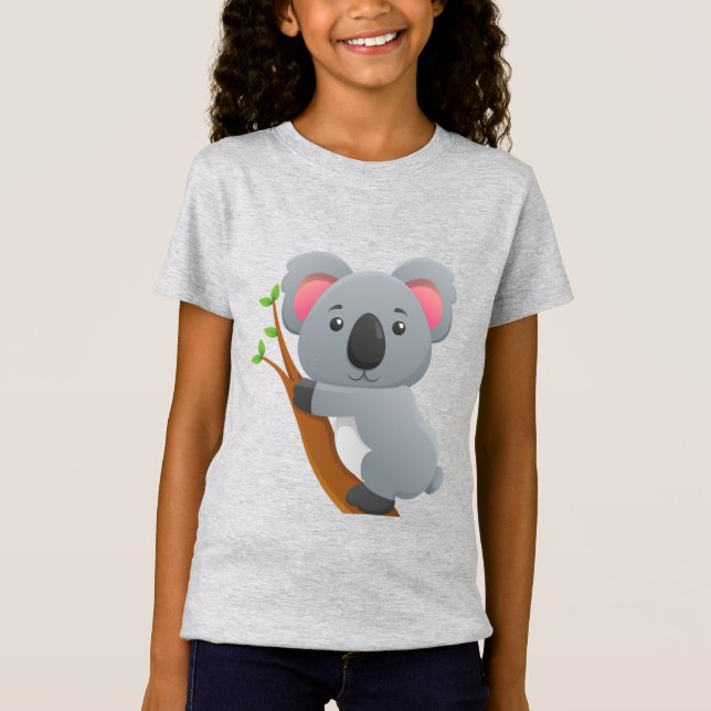 Camiseta Belo Urso Koala Animado (Frente)