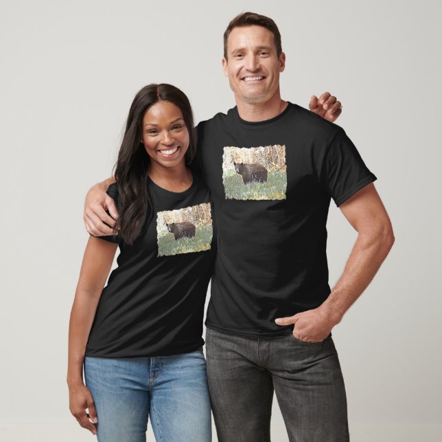 Camiseta Belo Urso Negro (Unissex)