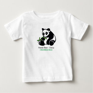 Camiseta Belo Urso PANDA - China - Amante de os animais -