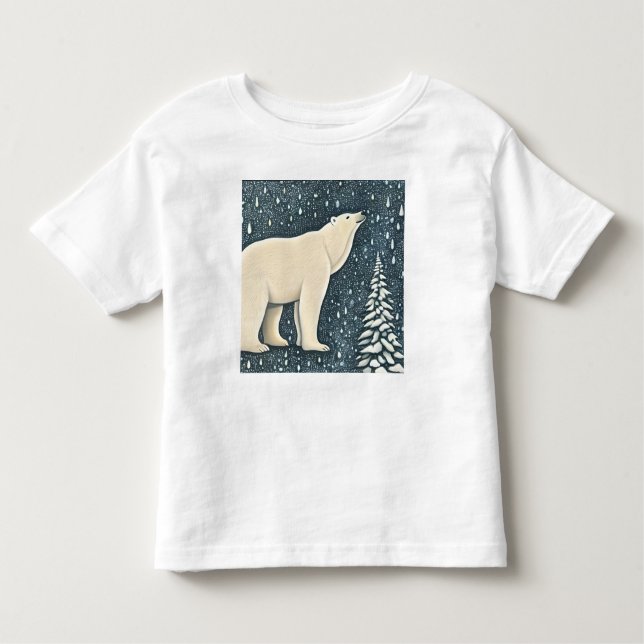 Camiseta Belo Urso Polar Ártico (Frente)