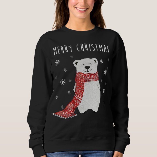 Camiseta Belo Urso Polar Feliz Natal Xmas (Frente)