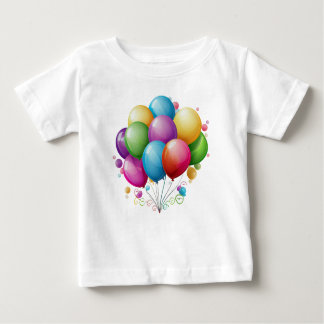 Camiseta Belos balões de aniversário