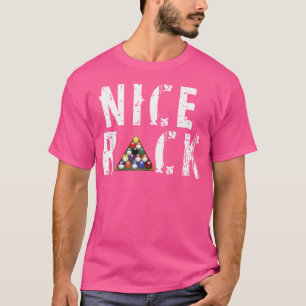 Camiseta Belos Billiers Engraçados do Jogador de Piscina Ra
