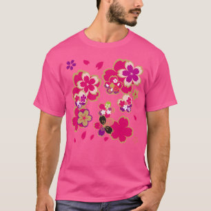 Camiseta Belos Blossomas De Cereja Do Japão3
