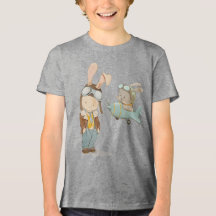 belos coelhos no capacete de um piloto