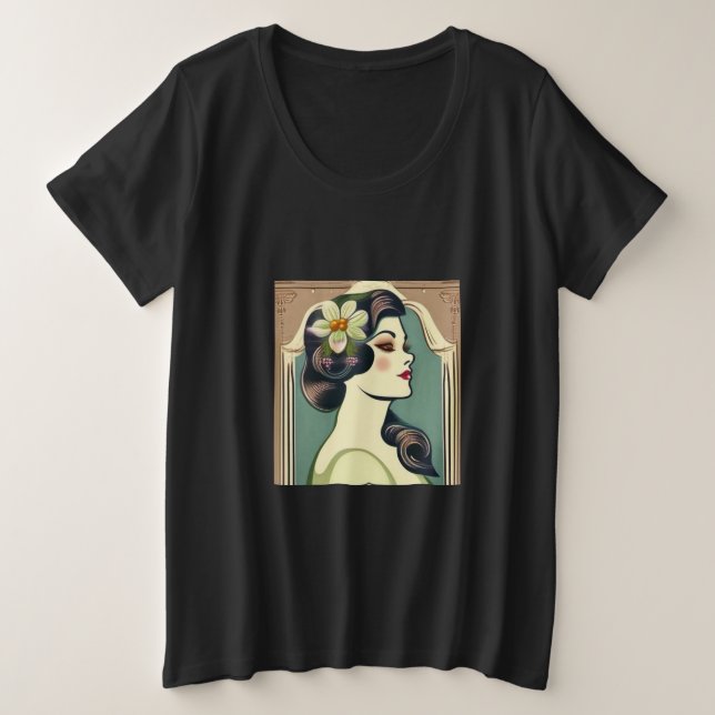 Camiseta Belos Flores (Frente do Design)