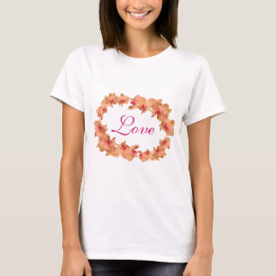 Camiseta Belos orquídeas