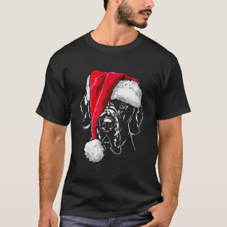 Camiseta Belos Papais noeis de Natal Cachorro de Natal Mamã