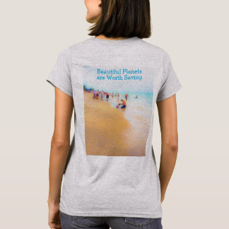Camiseta Belos planetas valem a pena salvar