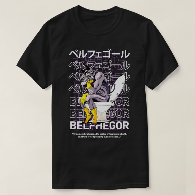Camiseta Belphegor (Frente do Design)