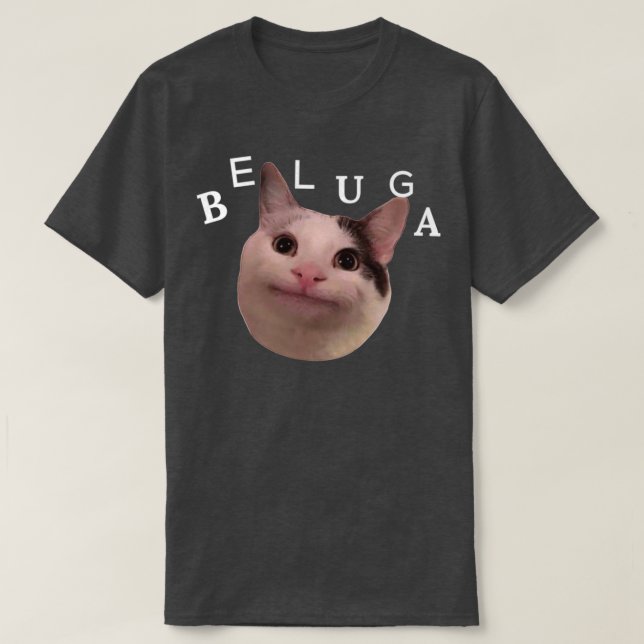 Camiseta Beluga cat discord (Frente do Design)