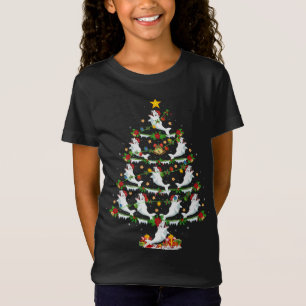 Camiseta Beluga Whale Lover Xmas Lighting Beluga Whale Chri