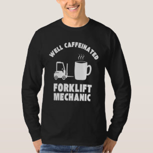 Camiseta Bem Caffeinado Mecânico Engraçado