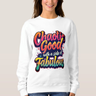 Camiseta Bem Chaótico Com Fabuloso Típico Vibrante
