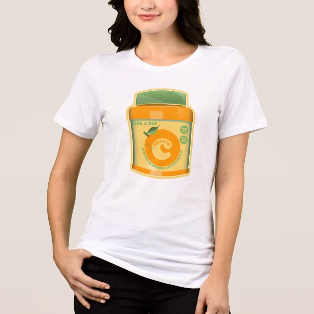 Camiseta Bem-estar da vitamina C (Frente)