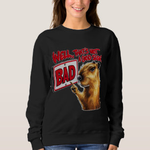 Camiseta Bem, isso não é um bom sinal Capybara Engraçado