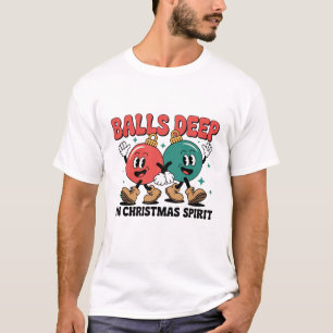 Camiseta Bem no Fundo do Natal Sarcasmo Humor Sujo