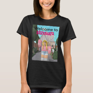 Camiseta Bem-vinda à garota 1 do bloxburg