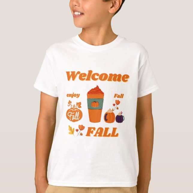 Camiseta bem-vinda, design. (Frente)