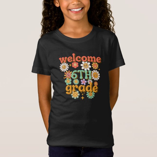 CAMISETA BEM-VINDO 6º ANO, FELIZ VOLTA ÀS AULAS  (Frente)
