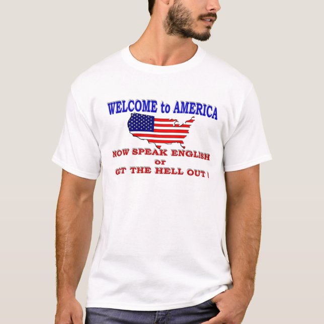 CAMISETA BEM-VINDO À AMÉRICA (Frente)