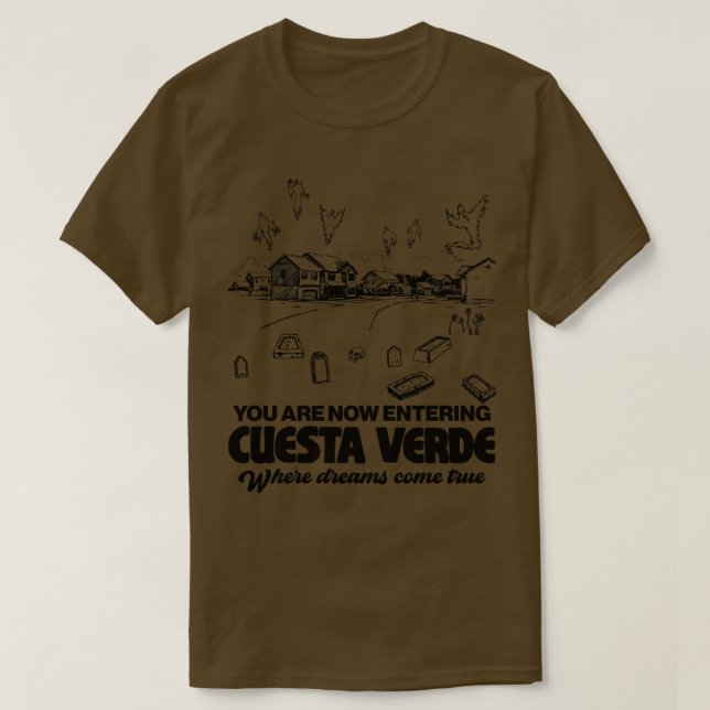 Camiseta Bem-vindo a Cuesta Verde (Frente do Design)