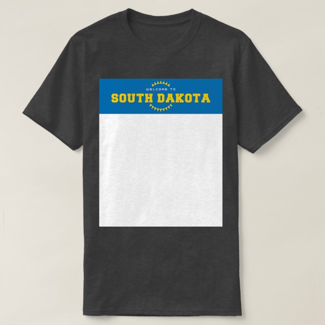 Camiseta Bem-vindo à Dakota do Sul (Frente do Design)