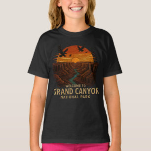 Camiseta Bem-vindo à Embroiderme Grand Canyon National USA