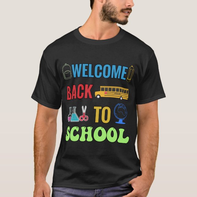 Camiseta Bem-Vindo À Escola (Frente)