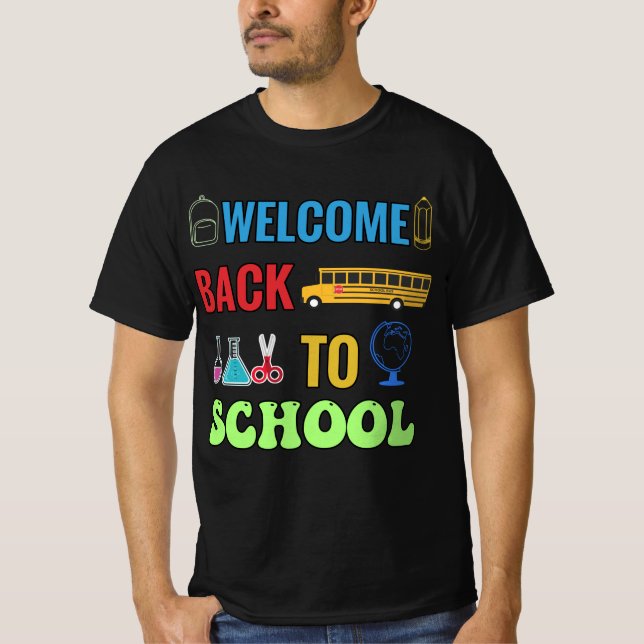 Camiseta Bem-Vindo À Escola (Frente)