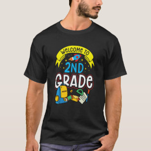 Camiseta Bem-vindo à escola da 2ª série Professor(a) do seg
