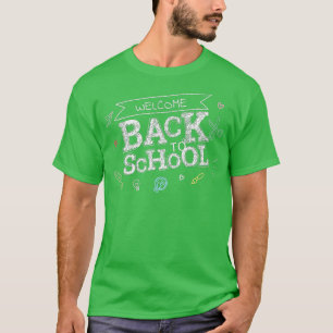 Camiseta Bem-Vindo À Escola Engraçado Professor Adorando Pr