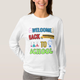 Camiseta Bem-Vindo À Escola | Melhor presente para um estud