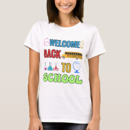 Camiseta Bem-Vindo À Escola | Melhor presente para um estud