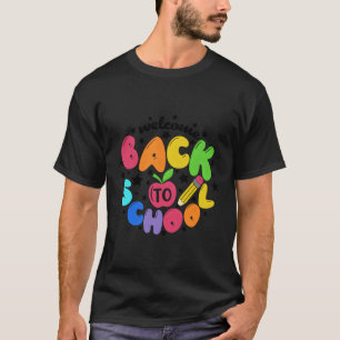 Camiseta Bem-Vindo À Escola No Primeiro Dia Do Professor