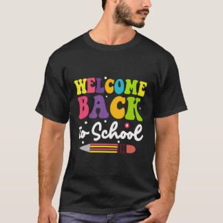 Camiseta Bem-Vindo À Escola No Primeiro Dia Do Professor