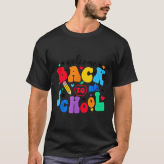 Camiseta Bem-Vindo À Escola No Primeiro Dia Do Professor