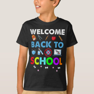 Camiseta Bem-Vindo À Escola - Professor Engraçado De Volta