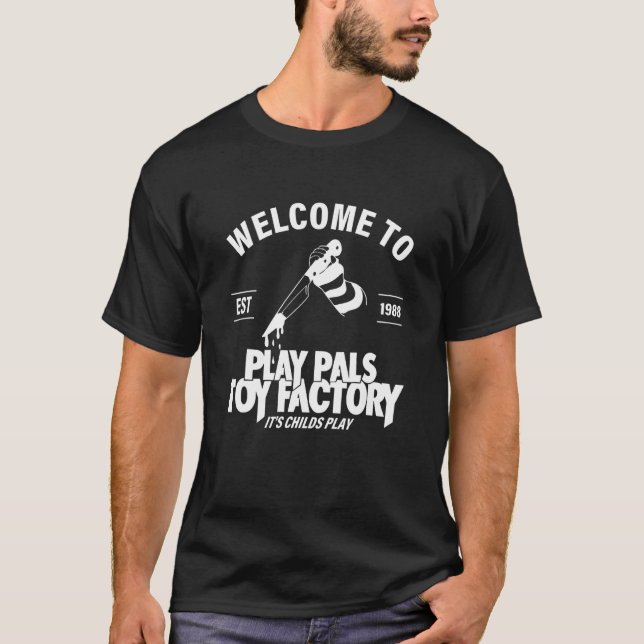 Camiseta Bem-vindo à Fábrica de Brinquedos Play Pals É Dive (Frente)