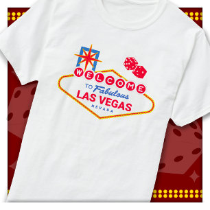 Camiseta Bem-vindo à Fabulosa Viagem de Las Vegas Sinal de 