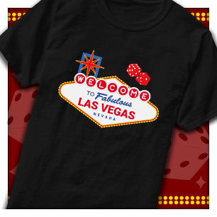 Camiseta Bem-vindo à Fabulosa Viagem de Las Vegas Sinal de 