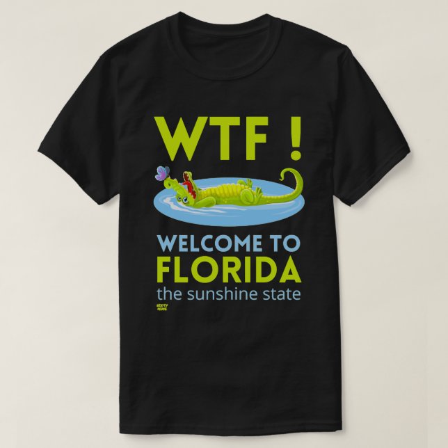 CAMISETA "BEM-VINDO À FLORIDA" (Frente do Design)