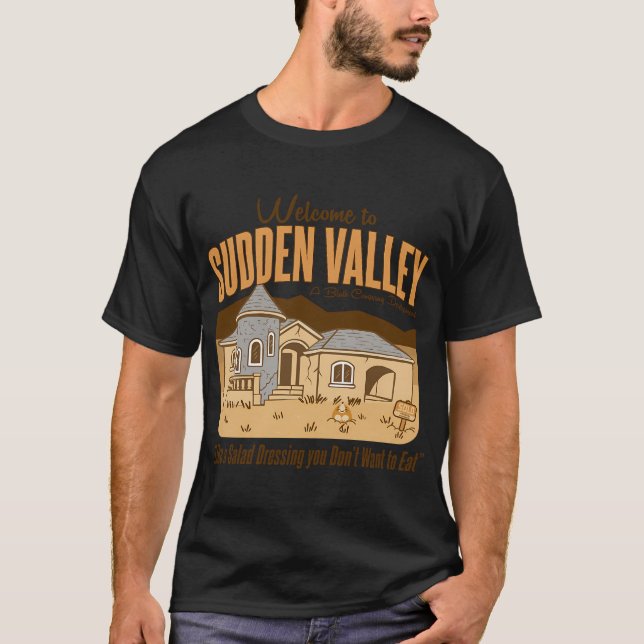 Camiseta Bem-vindo à Habitação do Vale Súbito (Frente)