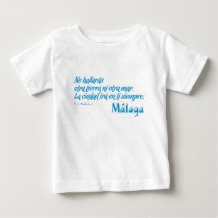 Camiseta Bem-vindo a Málaga 6: A cidade irá contigo sempre