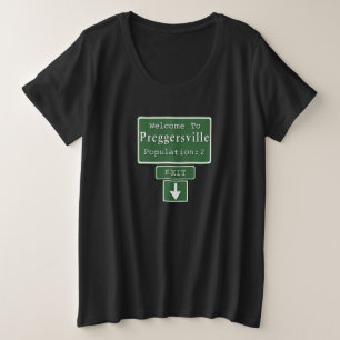Camiseta Bem-vindo à Maternidade de Preggersville (Gêmeos)