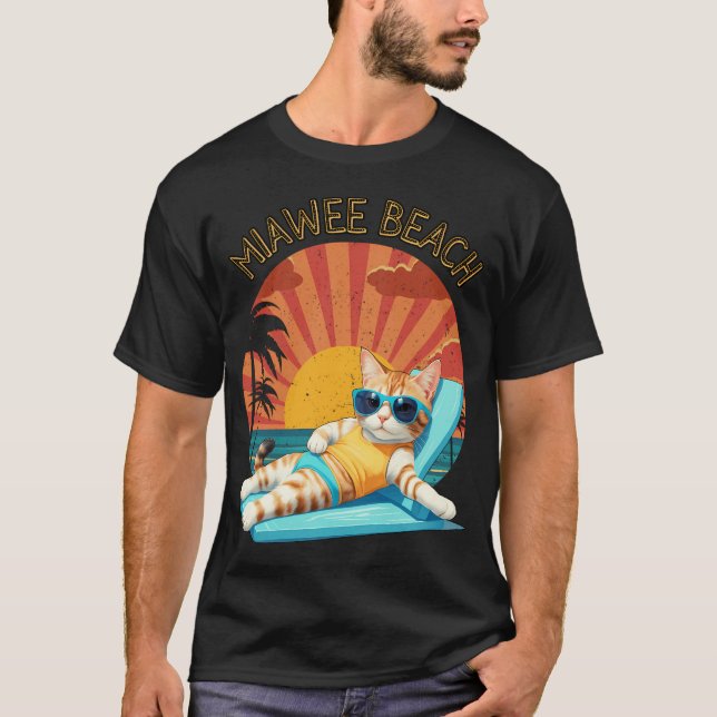 Camiseta Bem-vindo a - Miawee Beach (Frente)