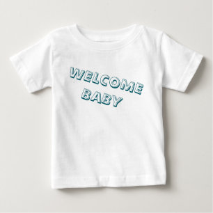Camiseta bem-vindo à minha vida, bebê